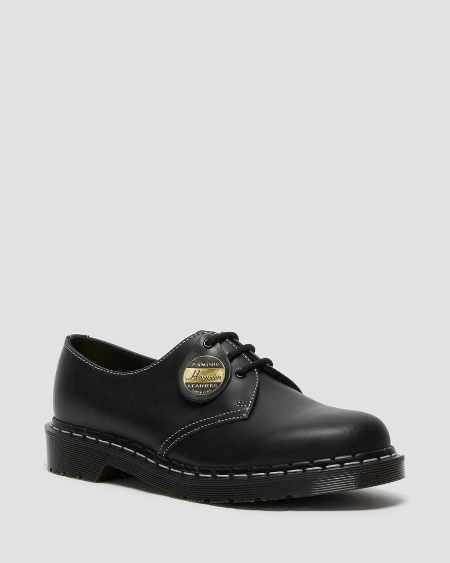 Dr. Martens 1461 Cavalier Deri Erkek Oxford Ayakkabı - Ayakkabı Siyah |FVLIB9465|